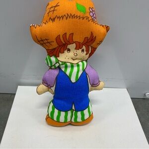 Vtg Mini Huckleberry Pie Rag Doll plush pillow Strawberry Shortcake collectible